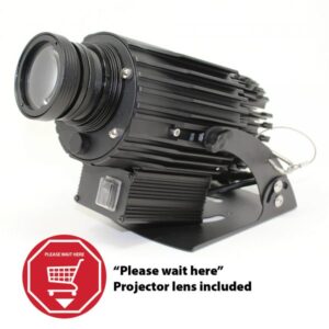 National Marker Pandemic Signage Sign Message VIRTUAL SIGN PROJECTOR: WAIT HERE Height 6.7in Width 9.25in Model VSP5