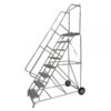 Ballymore Aluminum Rolling Ladder Overall Height 113in Steps 8 Material Type Aluminum Model ALWB8
