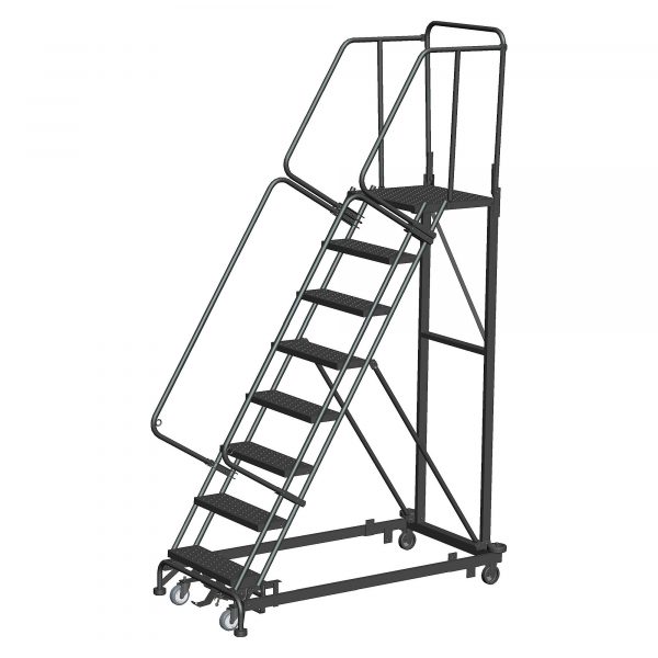 Ballymore Rolling Ladder Overall Height 110in Steps 8 Material Type Steel Model ML083221G
