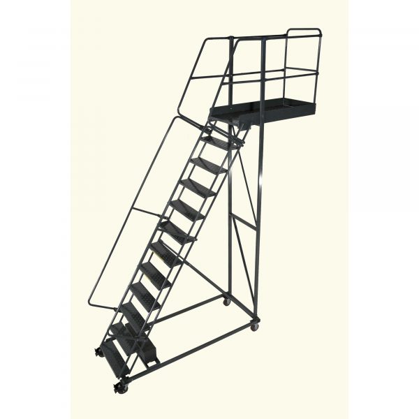 Ballymore Rolling Ladder Overall Height 190in Steps 15 Material Type Steel Model CL-15-35
