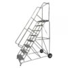 Ballymore Aluminum Rolling Ladder Overall Height 103in Steps 7 Material Type Aluminum Model ALWB7G