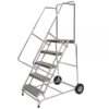 Ballymore Aluminum Rolling Ladder Overall Height 83in Steps 5 Material Type Aluminum Model ALWB530G