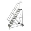 Ballymore Aluminum Rolling Ladder Overall Height 113in Steps 8 Material Type Aluminum Model ALWB830G