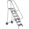 Ballymore Rolling Ladder Overall Height 110in Steps 8 Material Type Steel Model FAWL-8G