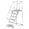 Ballymore Stainless Steel Rolling Ladder Overall Height 93in Steps 6 Material Type Stainless Steel Model SS063221P