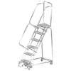 Ballymore Stainless Steel Rolling Ladder Overall Height 83in Steps 5 Material Type Stainless Steel Model SSTR530P
