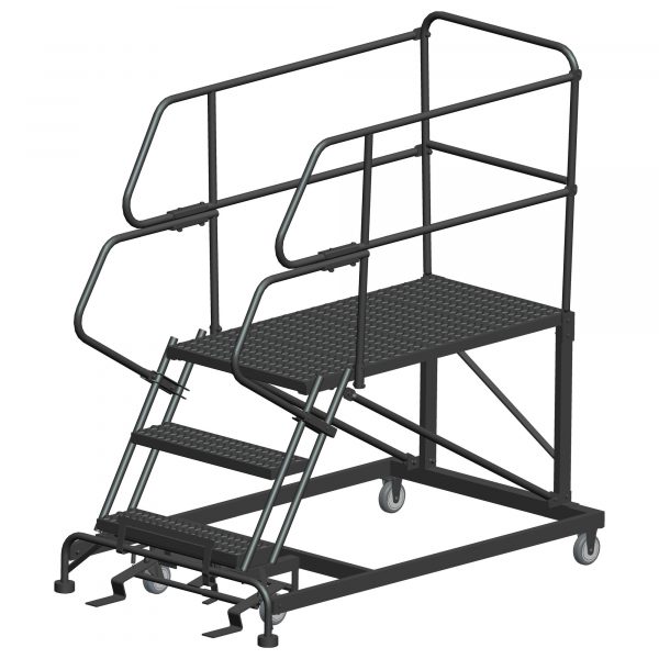 Ballymore Rolling Work Platform Overall Height 66in Steps 3 Material Type Steel Model SEP3-3636