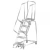 Ballymore Stainless Steel Rolling Ladder Overall Height 83in Steps 5 Material Type Stainless Steel Model SS052421G