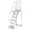 Ballymore Stainless Steel Rolling Ladder Overall Height 93in Steps 6 Material Type Stainless Steel Model SS062421G