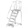 Ballymore Stainless Steel Rolling Ladder Overall Height 93in Steps 6 Material Type Stainless Steel Model SS063214P