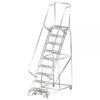 Ballymore Stainless Steel Rolling Ladder Overall Height 123in Steps 9 Material Type Stainless Steel Model SS093214G
