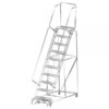 Ballymore Stainless Steel Rolling Ladder Overall Height 133in Steps 10 Material Type Stainless Steel Model SS103214G