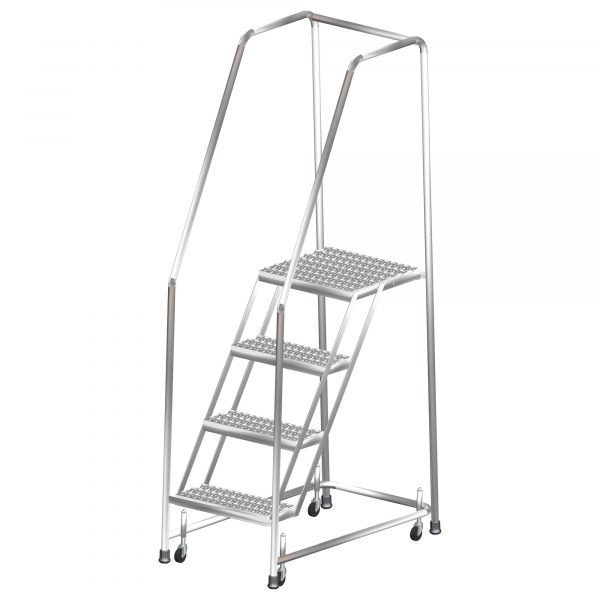 Ballymore Stainless Steel Rolling Ladder Overall Height 83in Steps 5 Material Type Stainless Steel Model SS053228P