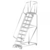 Ballymore Stainless Steel Rolling Ladder Overall Height 133in Steps 10 Material Type Stainless Steel Model SS103221G