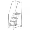 Ballymore Stainless Steel Rolling Ladder Overall Height 93in Steps 6 Material Type Stainless Steel Model SS063228P