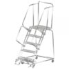Ballymore Stainless Steel Rolling Ladder Overall Height 83in Steps 5 Material Type Stainless Steel Model SS053214P