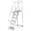 Ballymore Stainless Steel Rolling Ladder Overall Height 93in Steps 6 Material Type Stainless Steel Model SS062428G