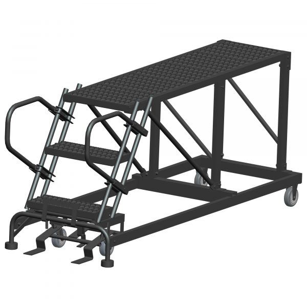 Ballymore Rolling Work Platform Overall Height 30in Steps 3 Material Type Steel Model SW-SNR3-2448