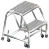Ballymore Stainless Steel Rolling Ladder Overall Height 19in Steps 2 Material Type Stainless Steel Model SS2N30P