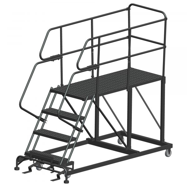 Ballymore Rolling Work Platform Overall Height 76in Steps 4 Material Type Steel Model SW-SEP4-2448
