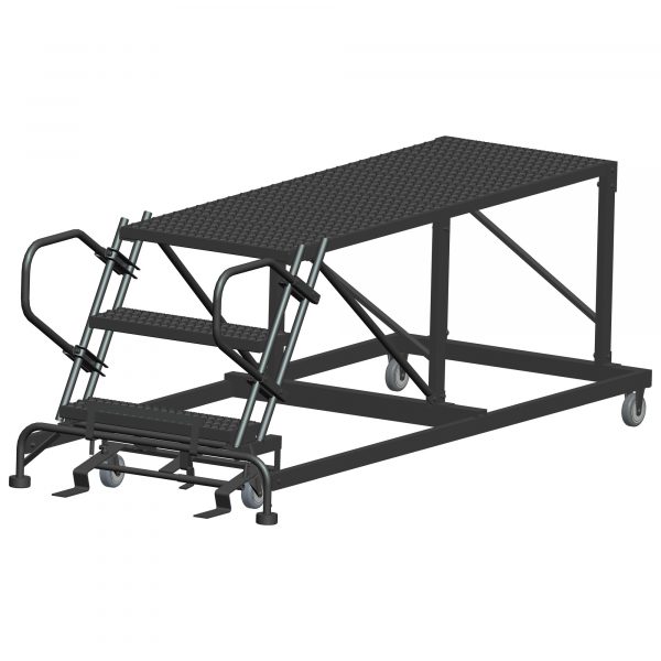 Ballymore Rolling Work Platform Overall Height 30in Steps 3 Material Type Steel Model SW-SNR3-3660