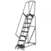 Ballymore Rolling Ladder Overall Height 113in Steps 8 Material Type Steel Model WA082414G