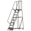 Ballymore Rolling Ladder Overall Height 113in Steps 8 Material Type Steel Model 082421G