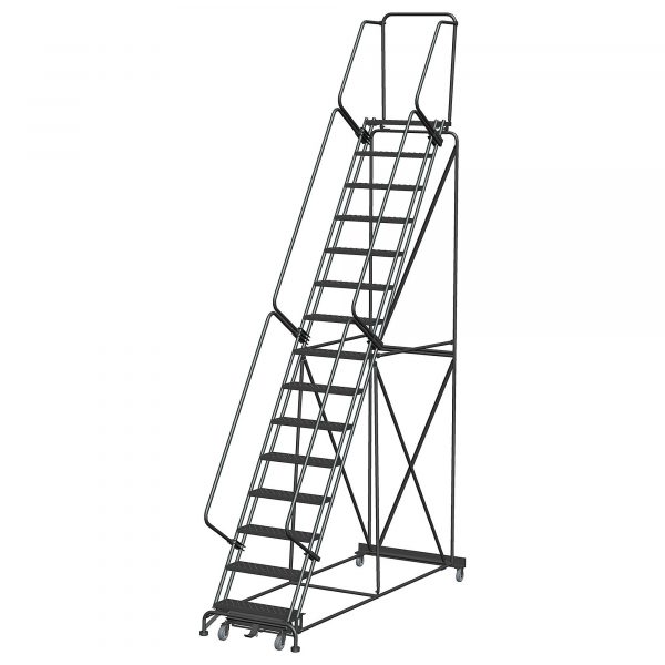 Ballymore Rolling Ladder Overall Height 183in Steps 15 Material Type Steel Model WA154014G