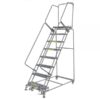Ballymore Rolling Ladder Overall Height 113in Steps 8 Material Type Steel Model 082421X