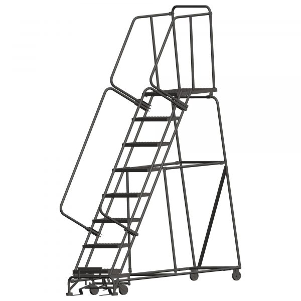 Ballymore Rolling Ladder Overall Height 113in Steps 8 Material Type Steel Model 083221G