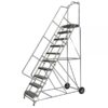 Ballymore Aluminum Rolling Ladder Overall Height 133in Steps 10 Material Type Aluminum Model ALWB1030G