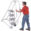 Ballymore Aluminum Rolling Ladder Overall Height 77.5in Steps 5 Material Type Aluminum Model A5SH30G