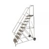 Ballymore Aluminum Rolling Ladder Overall Height 123in Steps 9 Material Type Aluminum Model ALWB930G