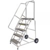 Ballymore Aluminum Rolling Ladder Overall Height 83in Steps 5 Material Type Aluminum Model ALWB530