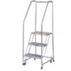 Ballymore Aluminum Rolling Ladder Overall Height 68in Steps 4 Material Type Aluminum Model A4SH30-TR