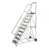 Ballymore Aluminum Rolling Ladder Overall Height 133in Steps 10 Material Type Aluminum Model ALWB10