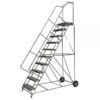 Ballymore Aluminum Rolling Ladder Overall Height 133in Steps 10 Material Type Aluminum Model ALWB1030