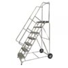 Ballymore Aluminum Rolling Ladder Overall Height 103in Steps 7 Material Type Aluminum Model ALWB730G