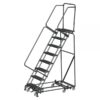 Ballymore Rolling Ladder Overall Height 113in Steps 8 Material Type Steel Model WA-AD-083214P