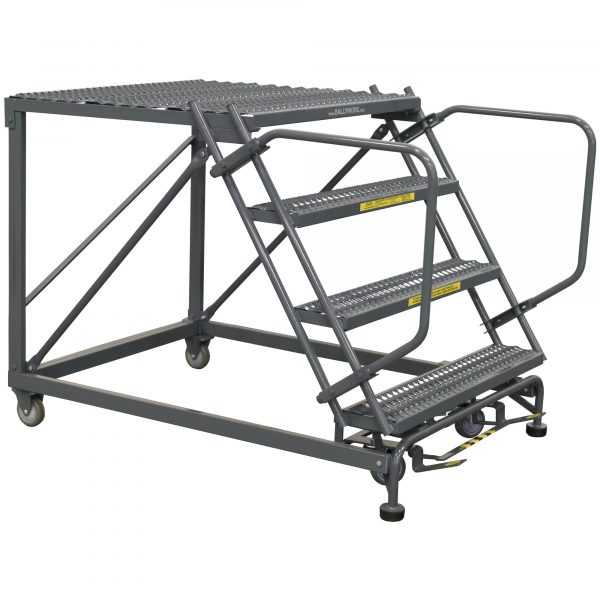 Ballymore Rolling Work Platform Overall Height 40in Steps 4 Material Type Steel Model SW-SNR4-3648