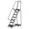 Ballymore Rolling Ladder Overall Height 103in Steps 7 Material Type Steel Model WA-AD-072414P