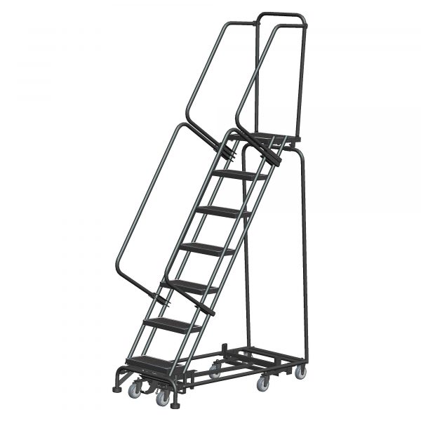 Ballymore Rolling Ladder Overall Height 103in Steps 7 Material Type Steel Model WA-AD-072414P
