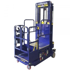 Ballymore Drivable Power Stocker Lift Capacity 650lbs Working Height 18 ft Platform Height 156in Model PS-12D