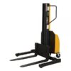 Vestil Narrow Mast Pallet Stacker Forklift With Adjustable Fork Capacity 1500lbs Raised Height 118in Lowered Height 2in Model SLNM-118-AA