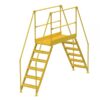 Vestil CROSS-OVER LADDER Clearance Height 58.25in Capacity 500lbs Material Steel Model COL-6-56-44