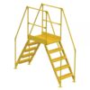 Vestil CROSS-OVER LADDER Clearance Height 48.25in Capacity 500lbs Material Steel Model COL-5-46-23