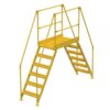 Vestil CROSS-OVER LADDER Clearance Height 58.25in Capacity 500lbs Material Steel Model COL-6-56-33