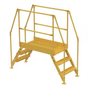Vestil CROSS-OVER LADDER Clearance Height 28.25in Capacity 500lbs Material Steel Model COL-3-26-33