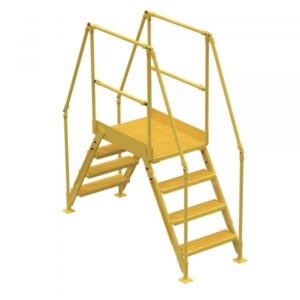 Vestil CROSS-OVER LADDER Clearance Height 38.25in Capacity 500lbs Material Steel Model COL-4-36-33