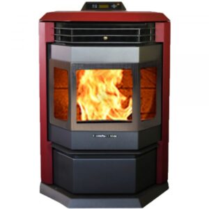 ComfortBilt Pellet Stove Heat Output 50000 Btu/hour Heating Capability 2800 ft² Fuel Type Pellet Model HP22-SS-Burgundy